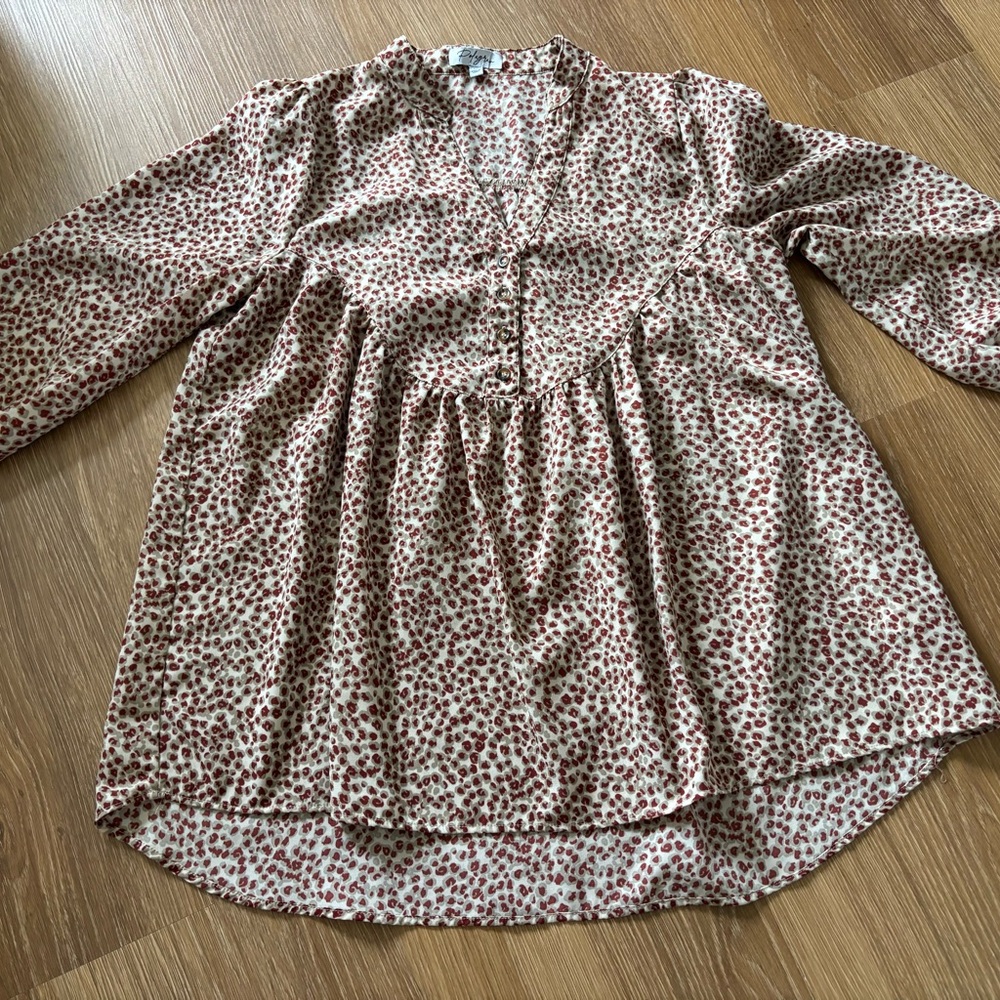 Animal Print Blouse
